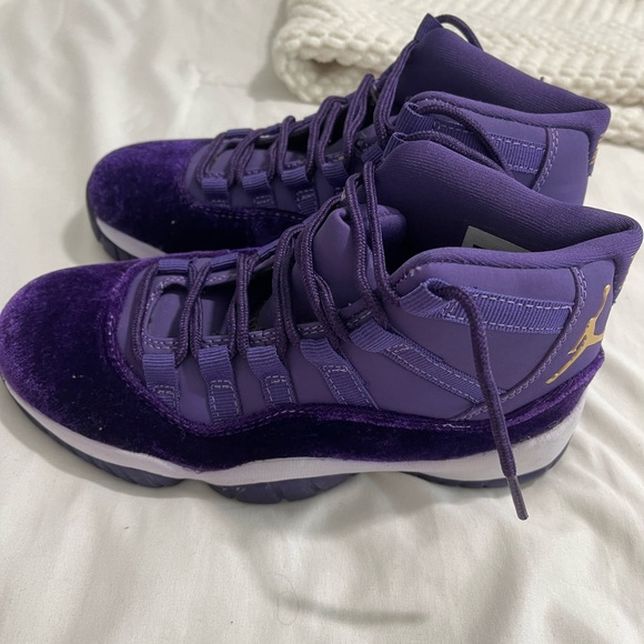 Purple Jordan 11s - Picture 2 of 4
